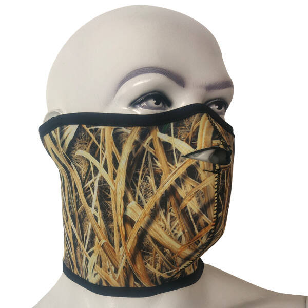 Savex Neopren Kamuflaj Desenli Yüz Maskesi - Rüzgar Geçirmez Termal Koruma - 1