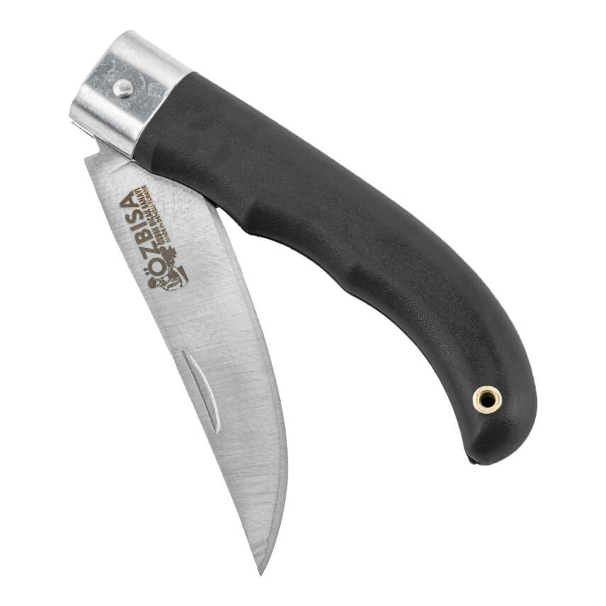 Katlanır Cep Çakısı - Özbısa - El Yapımı - No:2 - Siyah - 3