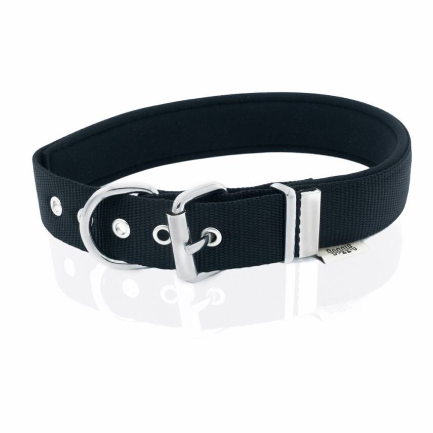 Savex Pet Doggie Kemikli Siyah Dokuma Konforlu Köpek Boyun Tasması - Large Beden - 3