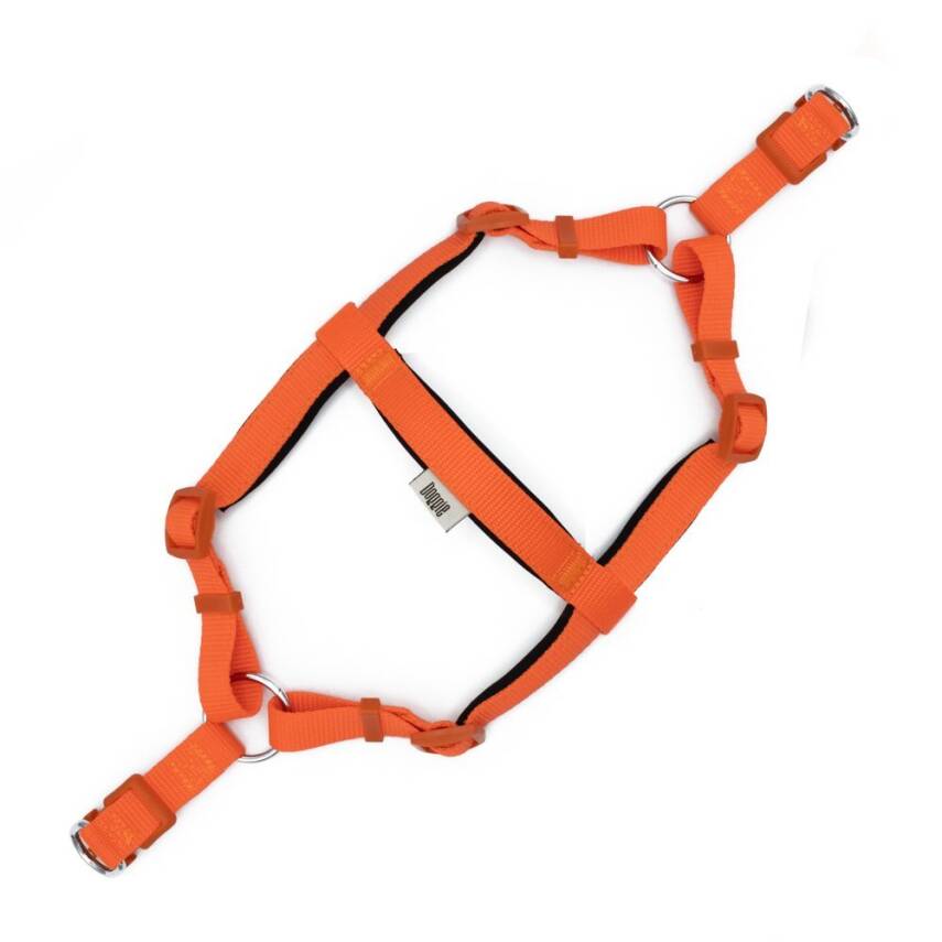 Savex Pet Ronin Dokuma Köpek Göğüs Kayışı - Turuncu (M Beden) - 2