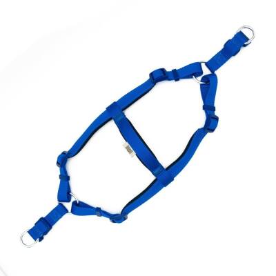 Savex Pet Ronin Dokuma Köpek Göğüs Tasması - Mavi Renk Konforlu Model - 2