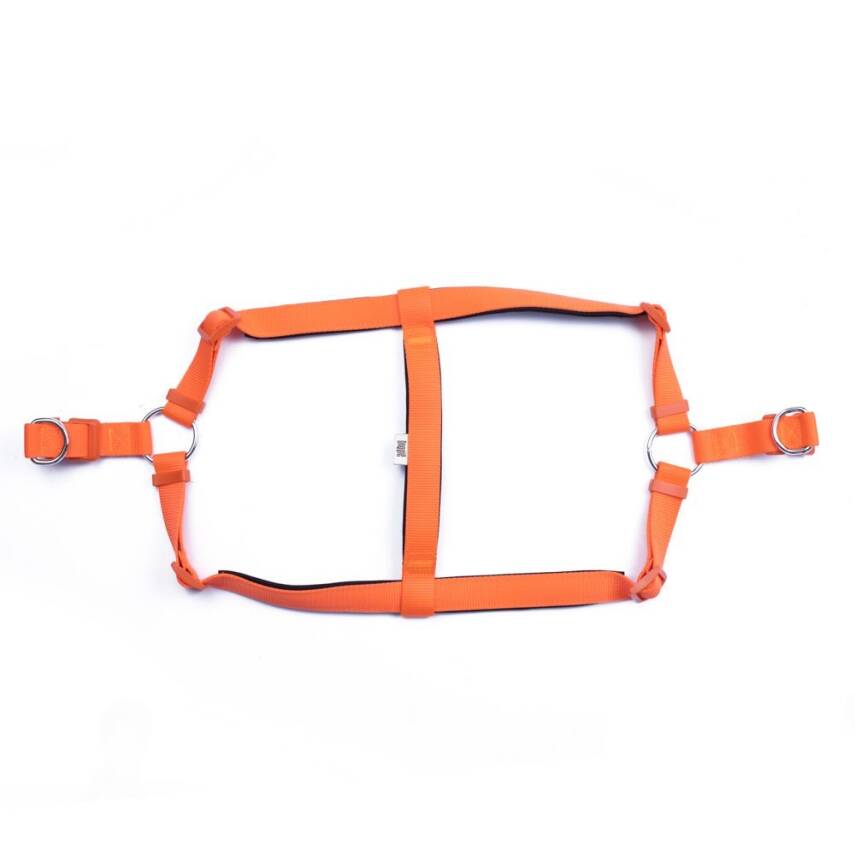 Savex Pet Ronin Dokuma Köpek Göğüs Tasması - Turuncu Ekstra Büyük Boyut - 2