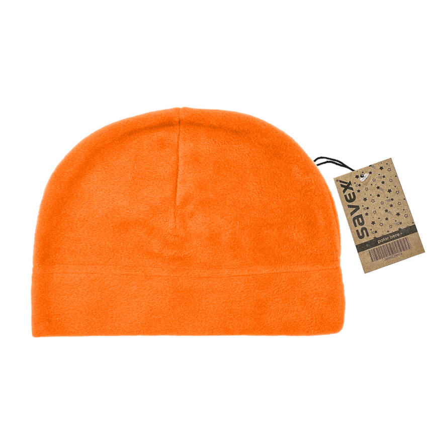 Savex Polar Turuncu Termal Bere - Sıcak Tutan Kışlık Yün Şapka - 2