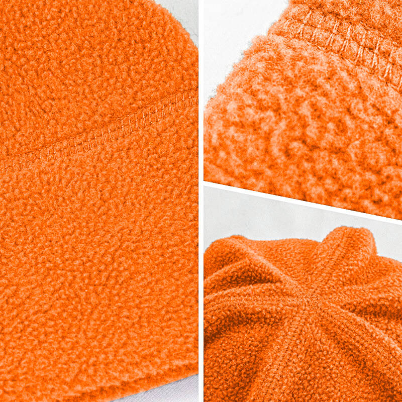 Savex Polar Turuncu Termal Bere - Sıcak Tutan Kışlık Yün Şapka - 3