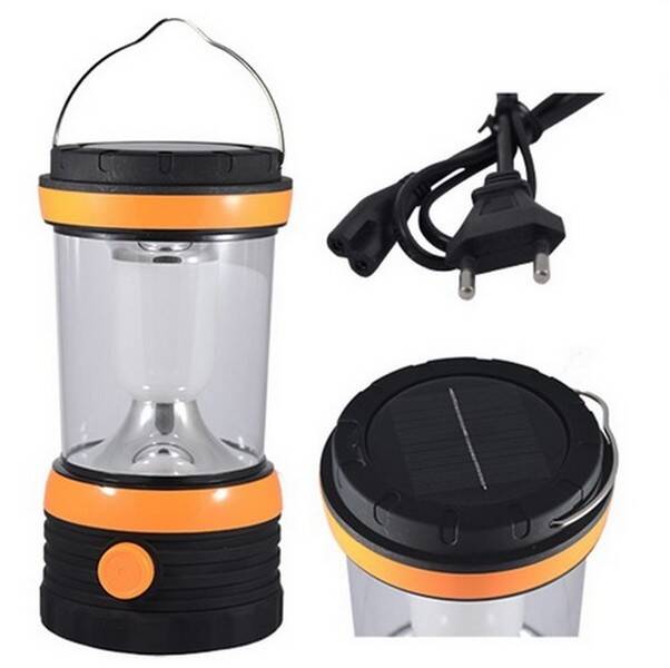 Savex Police PS-K5 Şarj Edilebilir Solar Kamp Feneri - Pilli El Lambası - 1