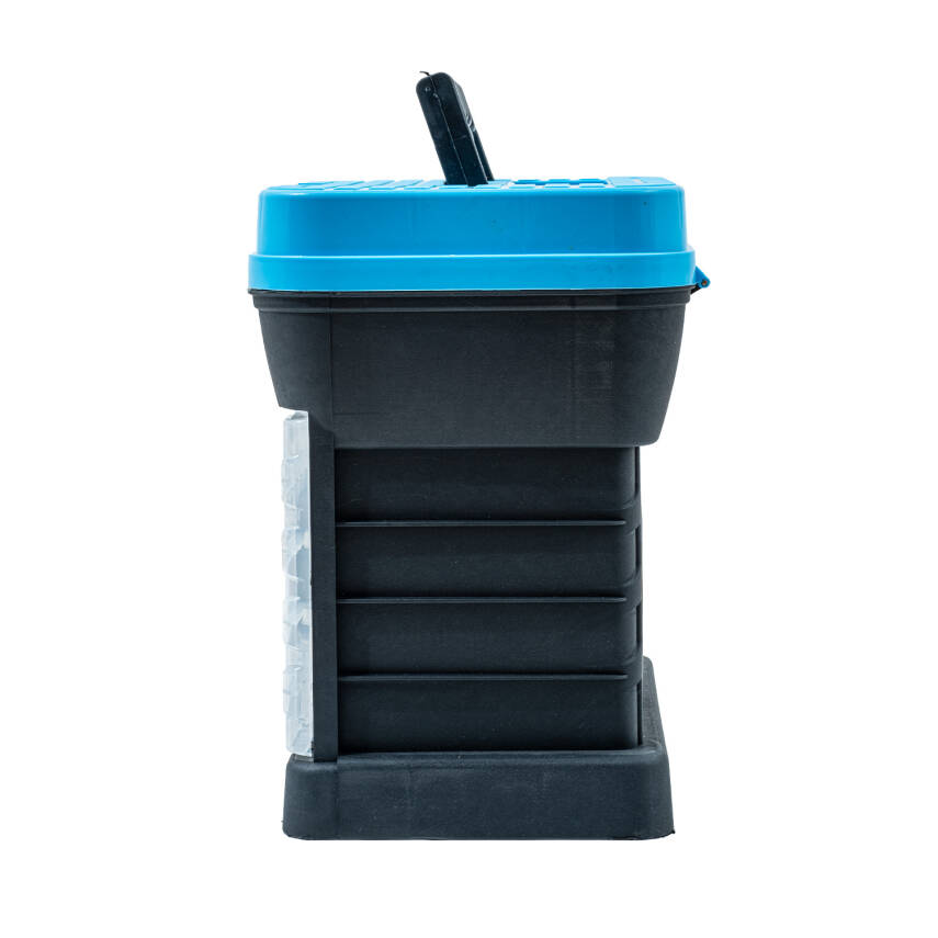 Savex Portatif Balıkçı Sandalyesi Takım Çantası - 4 Gözlü - Turkuaz - 4