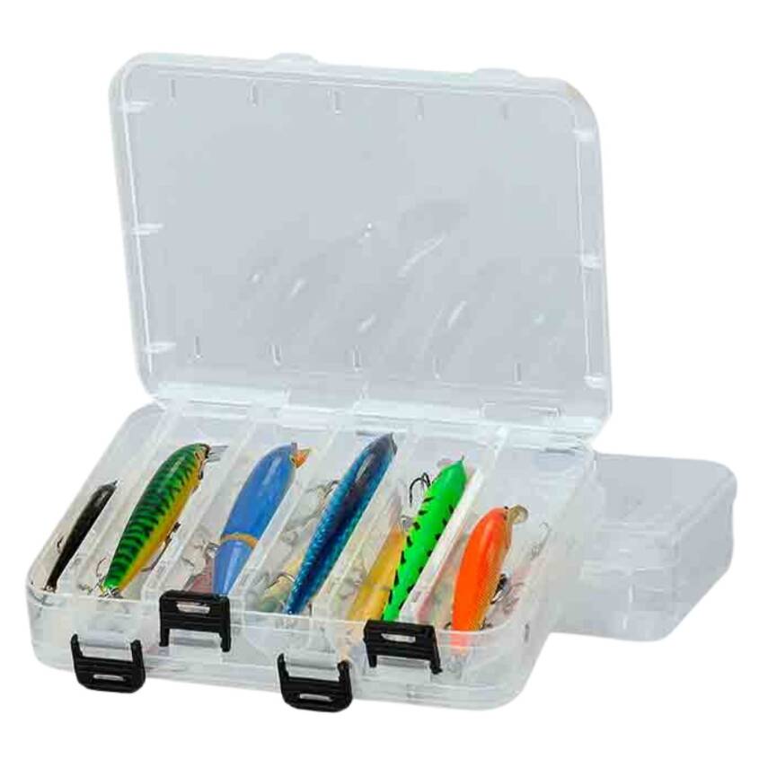 Maket Balık, İğne ve Fırdöndü Düzenleyici Şeffaf Saklama Kutusu (Kod 193) - 1