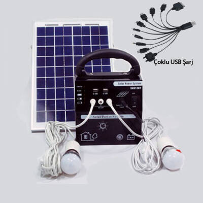 Savex Solar Jeneratör Aydınlatma Sistemi (SHS1207H) - Taşınabilir Güneş Enerjisi Çözümü