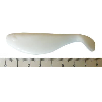 Silikon Sahte Balık Yem - Savex - 8cm - Beyaz