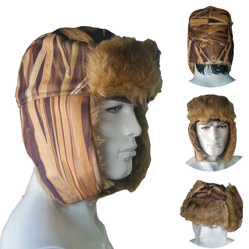 Softshell Kalpak Şapka Saz Desen - 1