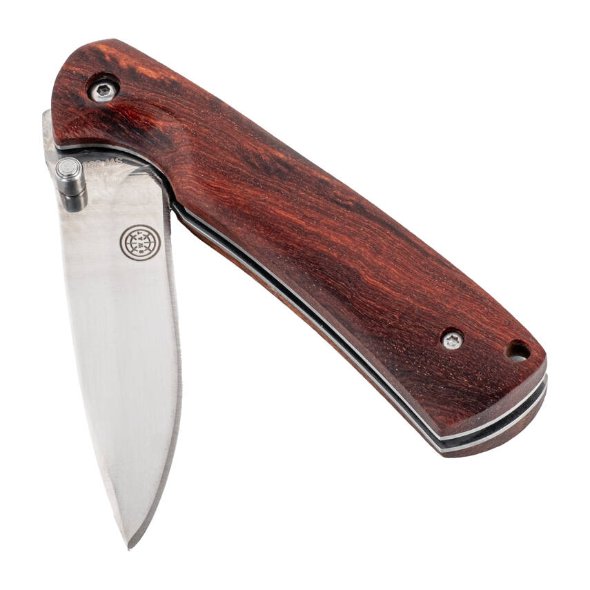 Savex SW-386 Katlanır Ahşap Saplı Cep Bıçağı - Outdoor Kamp Çakısı - 3