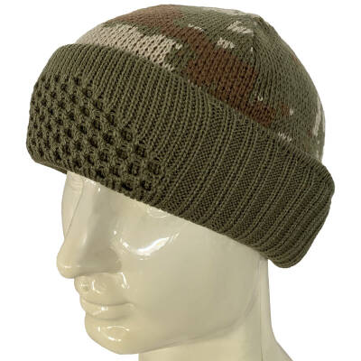 Savex Taktikal Balıkçı Maskesi - Yeşil Kamuflaj Askeri Bere - 2