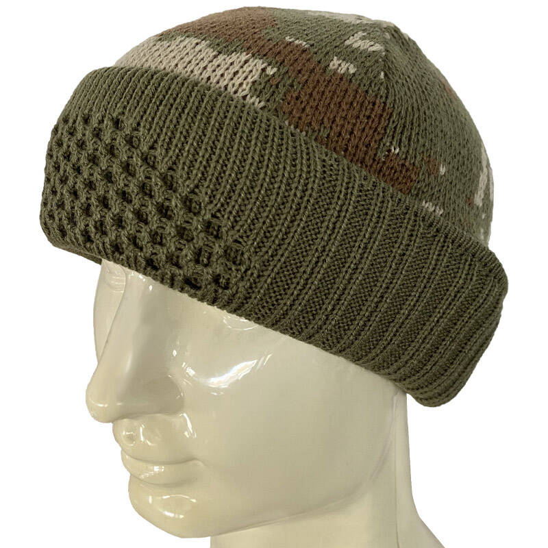 Savex Taktikal Balıkçı Maskesi - Yeşil Kamuflaj Askeri Bere - 2