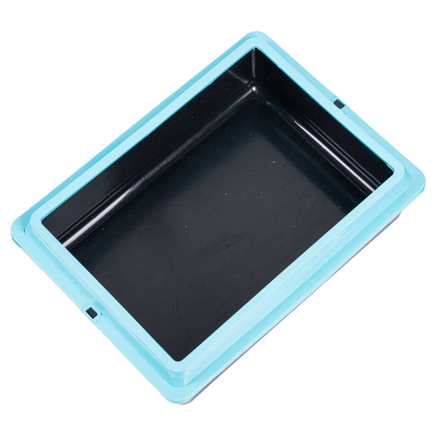 Açık Kedi Tuvaleti - Turkuaz - 2