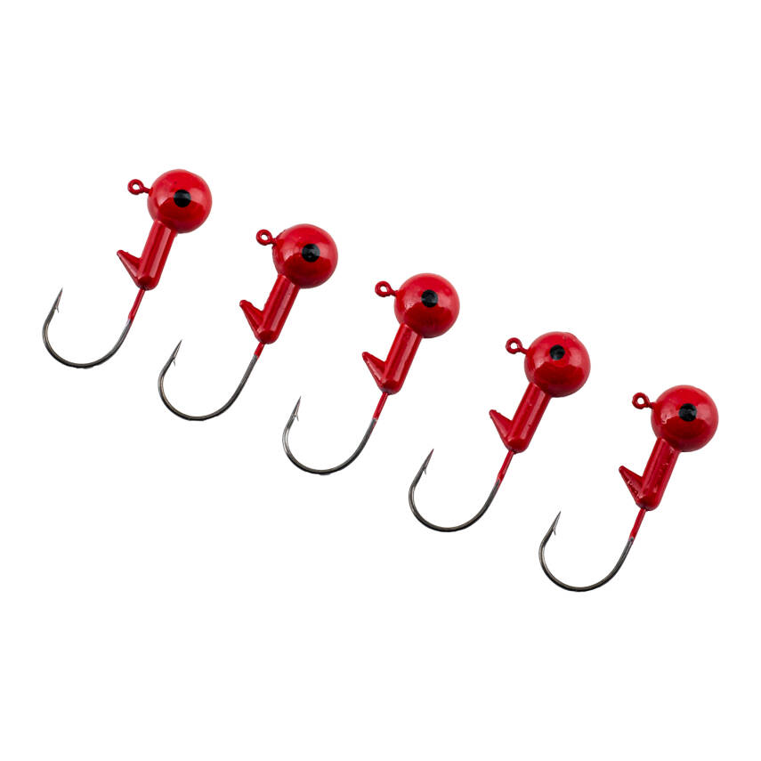 Jighead - Zoka - Kurşunlu Olta İğnesi - (XH-A 02) - Kırmızı - 21 Gr - 4