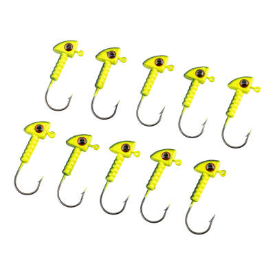 Jighead - Zoka - Kurşunlu Olta İğnesi - (XH-A 06) - Yeşil Siyah - 7 Gr - 10 Adet