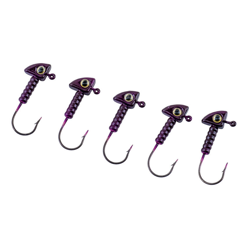 Jighead Zoka - Mor Kurşunlu Olta İğnesi (XH-A 06) - 8 Gr - 3