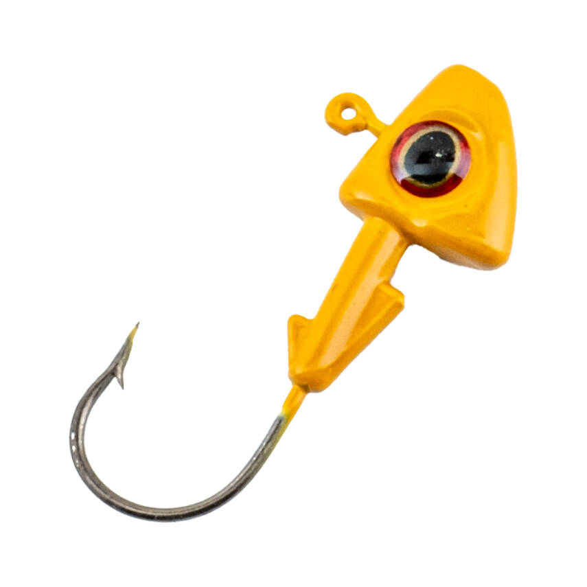 Jighead - Zoka - Kurşunlu Olta İğnesi - (XH-A 07) - Sarı - 6 Gr - 1