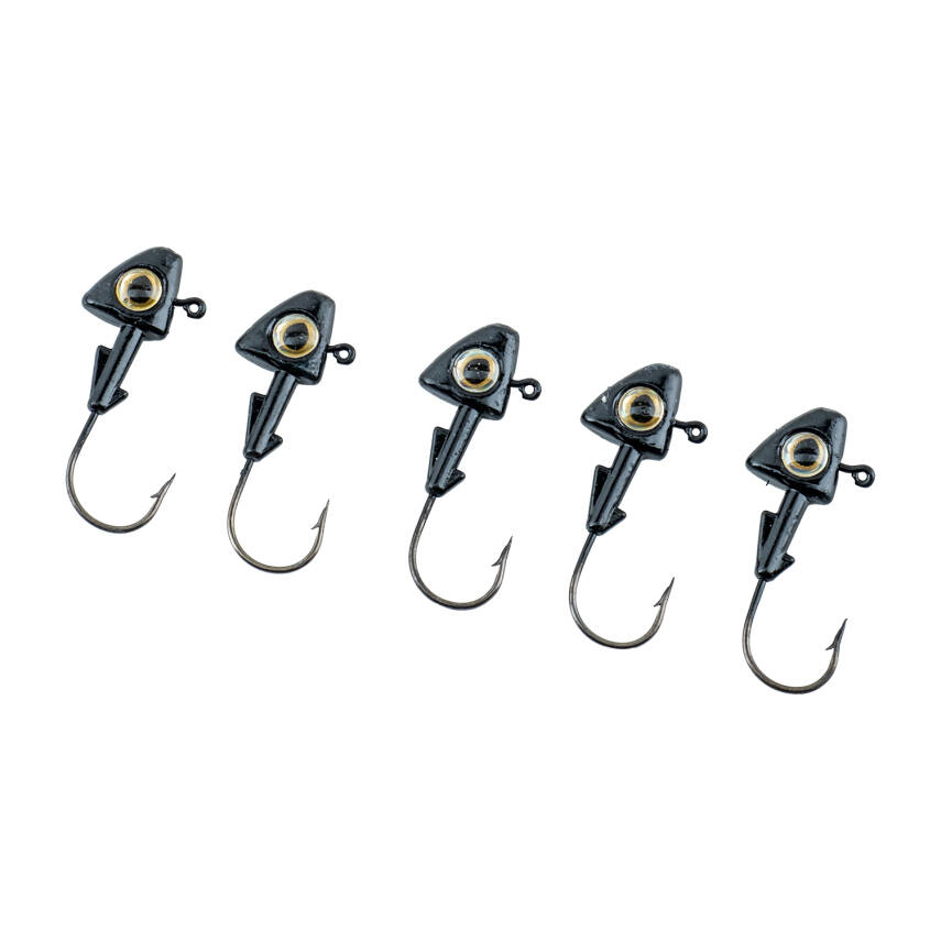 Jighead Zoka Kurşunlu Olta İğnesi - XH-A 07 - Siyah - 6 Gr - 3