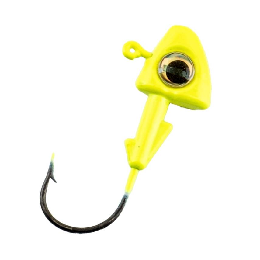 Jighead - Zoka - Kurşunlu Olta İğnesi - (XH-A 07) - Açık Yeşil - 6 Gr - 1