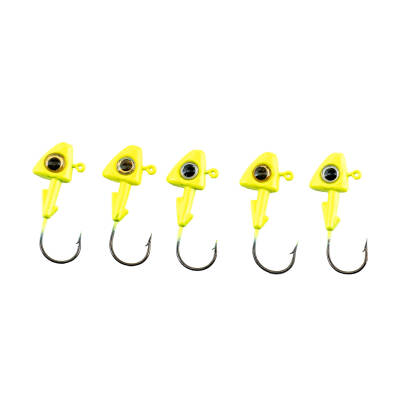 Jighead - Zoka - Kurşunlu Olta İğnesi - (XH-A 07) - Açık Yeşil - 6 Gr - 3