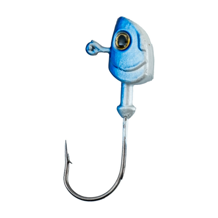 Jighead - Zoka - Kurşunlu Olta İğnesi - (XH-A 11) - Mavi Beyaz - 8 gr - 4