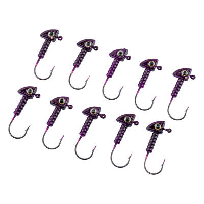 Jighead Zoka Kurşunlu Olta İğnesi (XH-A 06) - Mor - 6 Gr - 10 Adet