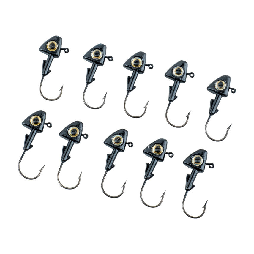 Jighead - Zoka - Kurşunlu Olta İğnesi - (XH-A 07) - Siyah - 10 Gr - 10 Adet - 1