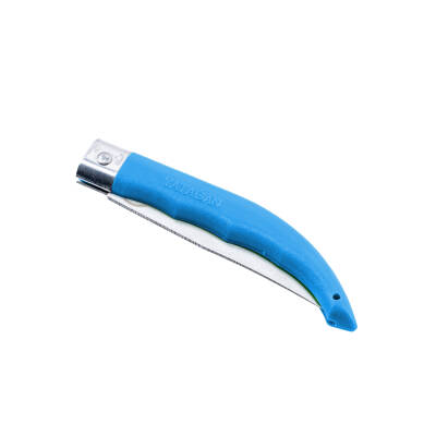 Savex Yatağan No:1 Mavi Katlanır Cep Bıçağı - El İşçiliği Koleksiyon - 4