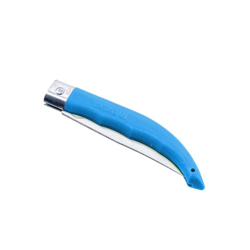 Savex Yatağan No:1 Mavi Katlanır Cep Bıçağı - El İşçiliği Koleksiyon - 4