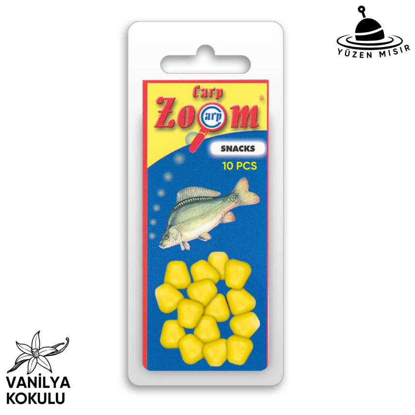 Yüzen Silikon Mısır Yem - Yüzen Sazan Mısırı - Midi - 10 Adet - Vanilya Kokulu - 1