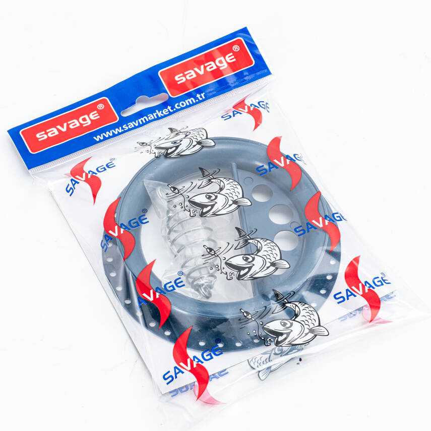 Sazan El Oltası Takımı - Büyük Kasnaklı - Savage - 4 İğneli Yaylı - 3