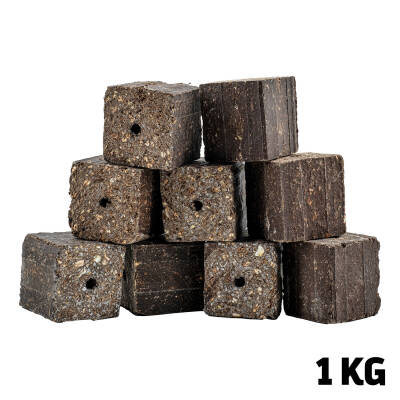 Sazan Yemi - Delikli Küspe - Ayçiçek - Kare - 1 KG Paket