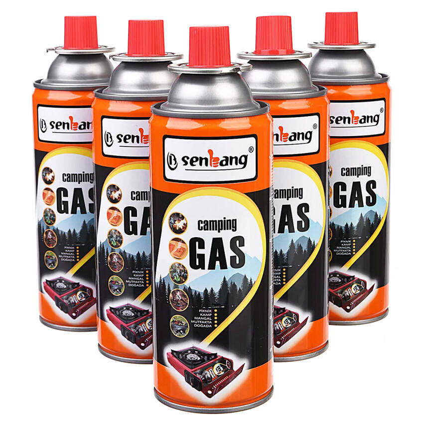 Senbang Kamp Ocak Gazı Valfli Kartuş 227gr - 5 Adet - 1