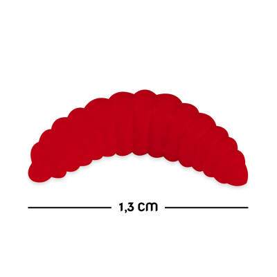 Silikon Kurt Balık Yemi - Kokulu - L Maggot - Kırmızı - Power Bait (9955) - 2