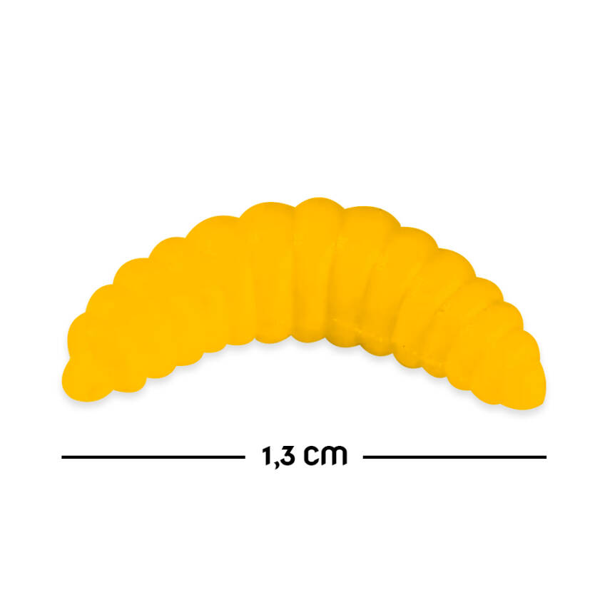 Silikon Kurt Balık Yemi - Kokulu - L Maggot - Turuncu - Power Bait (9956) - 2