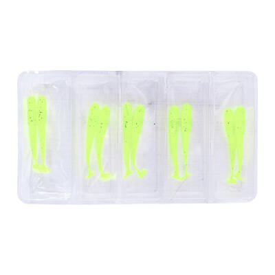 Silikon Kurt Yem - 1,1g 55mm - Fishack Wormix - 1 Adet - UV - Fluo Green - Karides Kokulu - 4