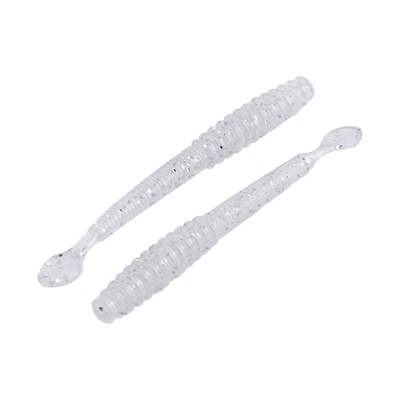 Silikon Kurt Yem - 2,2g 87mm - Fishack Wormix - Silver White - 2