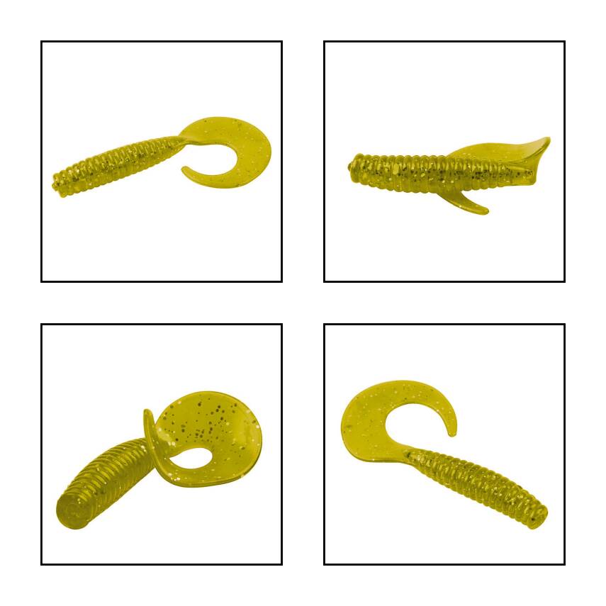 Silikon Kurt Yem - 35mm - Hardal - Yumy (18035-SM024-07) - 2