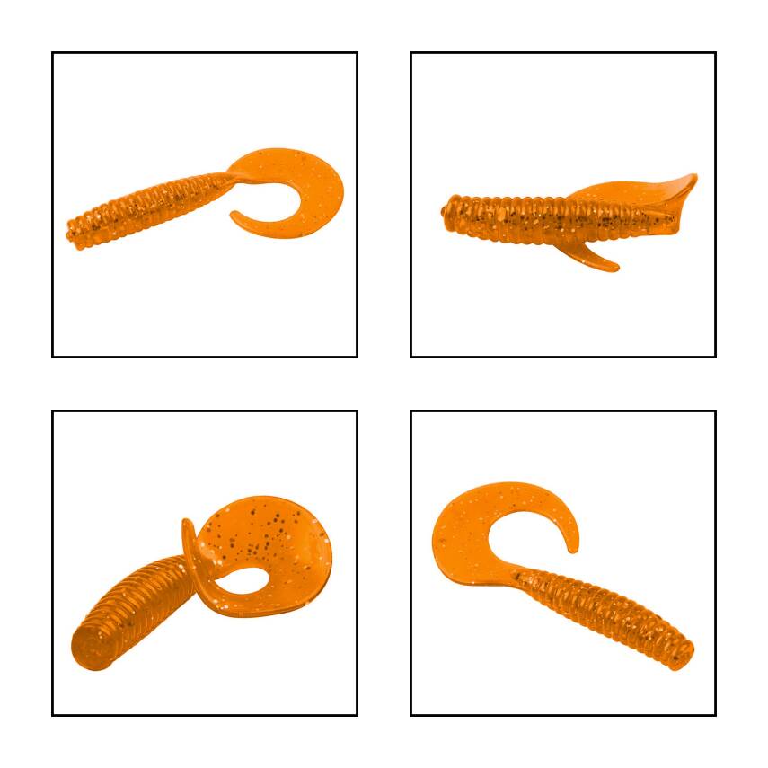 Silikon Kurt Yem - 60mm - Turuncu - Yumy - 2