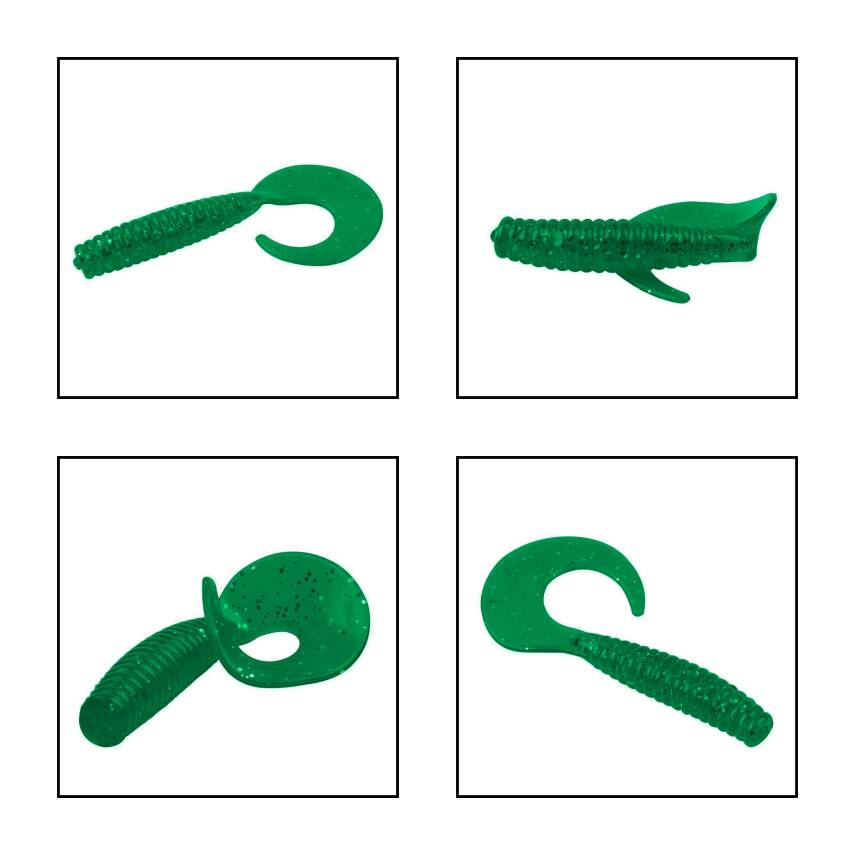 Silikon Kurt Yem - 60mm - Yeşil - Yumy (18065-SM024-02) - 2