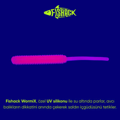 Fishack Wormix Silikon Kurt Yem - LRF Avlarınızın Yeni Gözdesi - 3