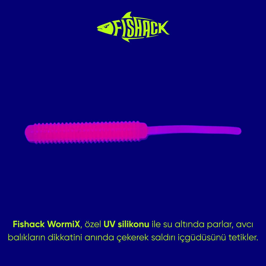 Fishack Wormix Silikon Kurt Yem - LRF Avlarınızın Yeni Gözdesi - 3