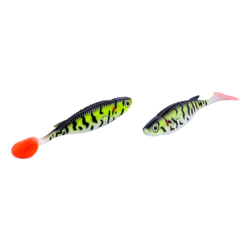 Silikon Sahte Balık - 10g 100mm - Fishack PredatorX - UV Boyalı - Bleed - 2