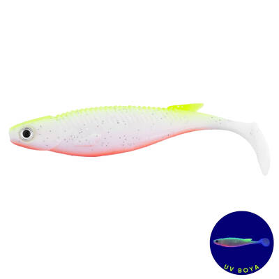 Silikon Sahte Balık - 10g 100mm - Fishack PredatorX - UV Boyalı - Mist