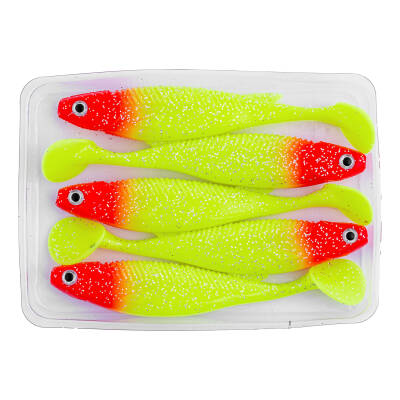 Silikon Sahte Balık - 10g 100mm - Fishack PredatorX - UV Boyalı - Solar - 4