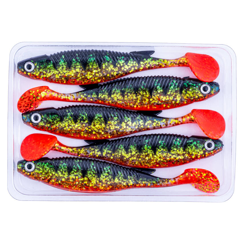 Silikon Sahte Balık - 10g 100mm - Fishack PredatorX - UV Boyalı - Strike - 4