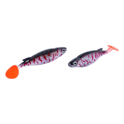 Silikon Sahte Balık - 10g 100mm - Fishack PredatorX - UV Boyalı - Venom - 2