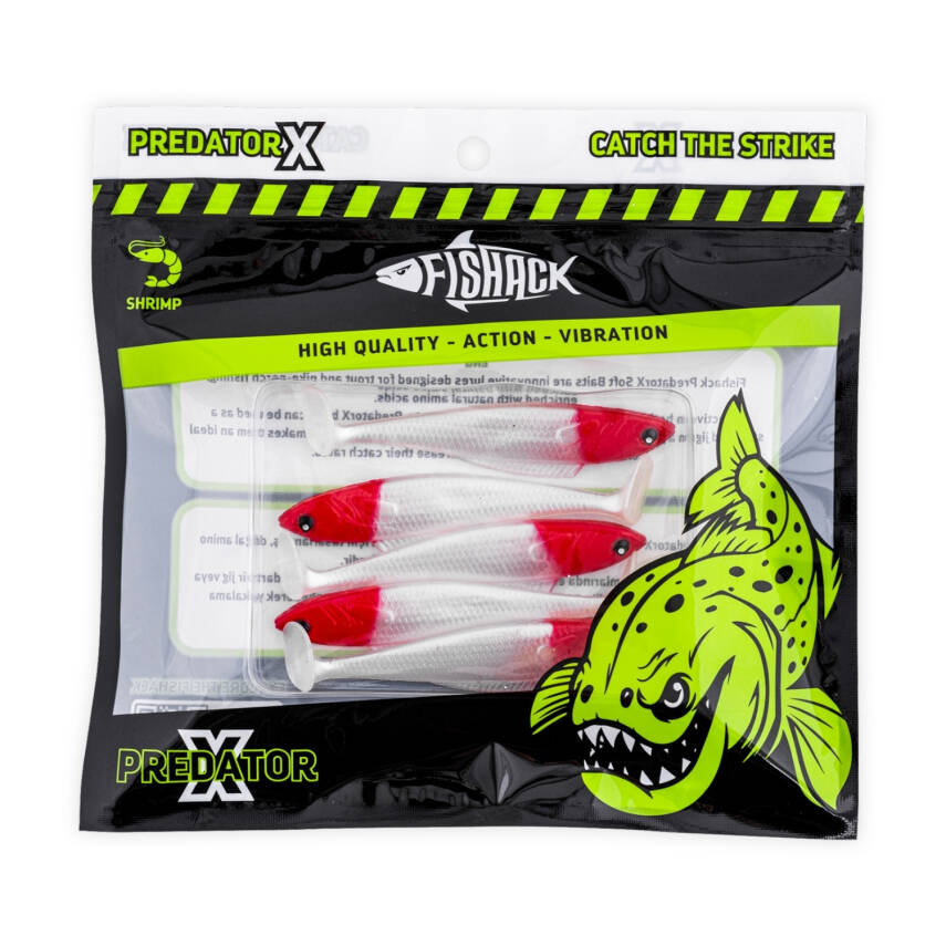 Silikon Sahte Balık - 4,5g 85mm - Fishack PredatorX - Blaze - 4