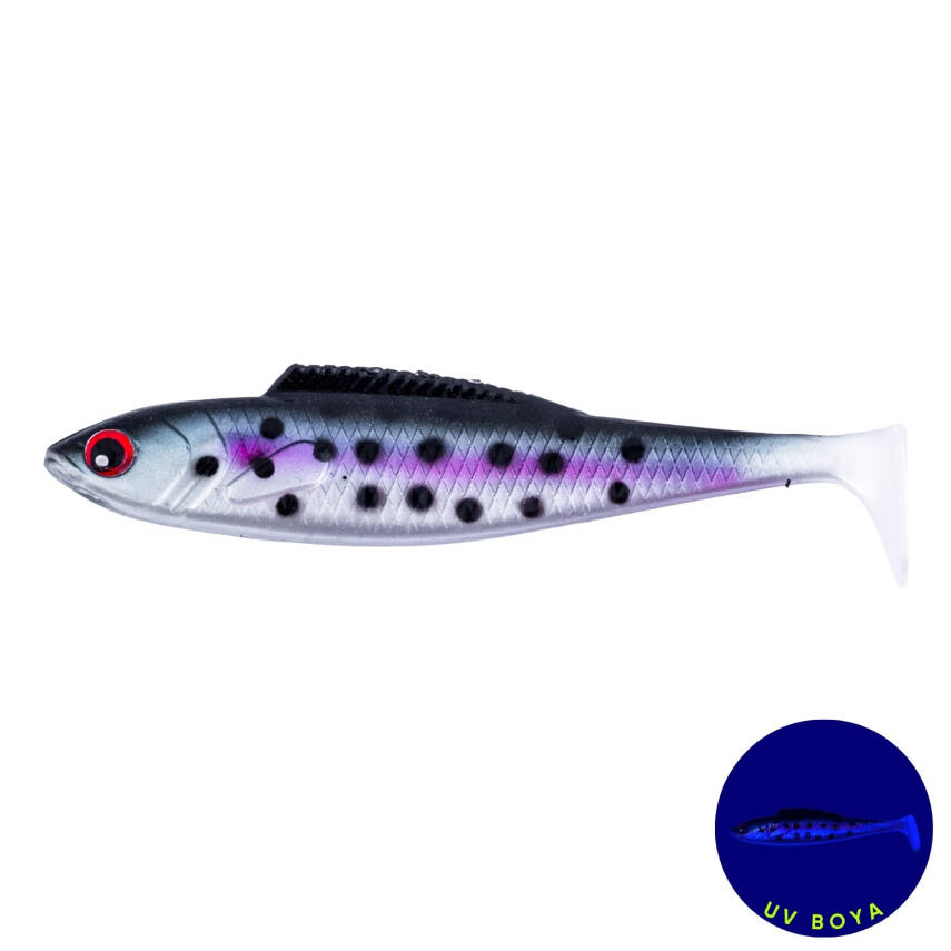 Fishack PredatorX UV Boyalı Vibe Silikon Sahte Balık - 85mm - 1